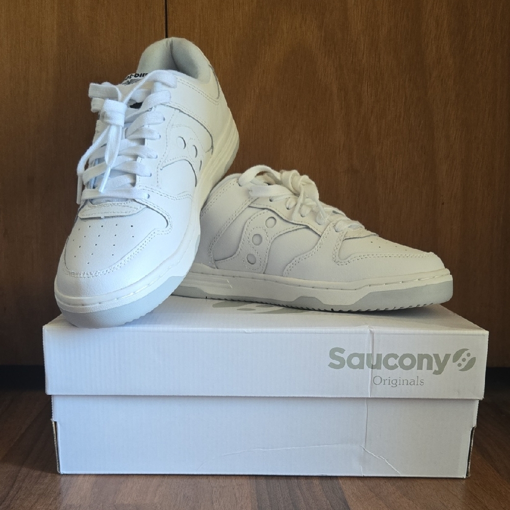 Saucony Originals All-White Sneakers